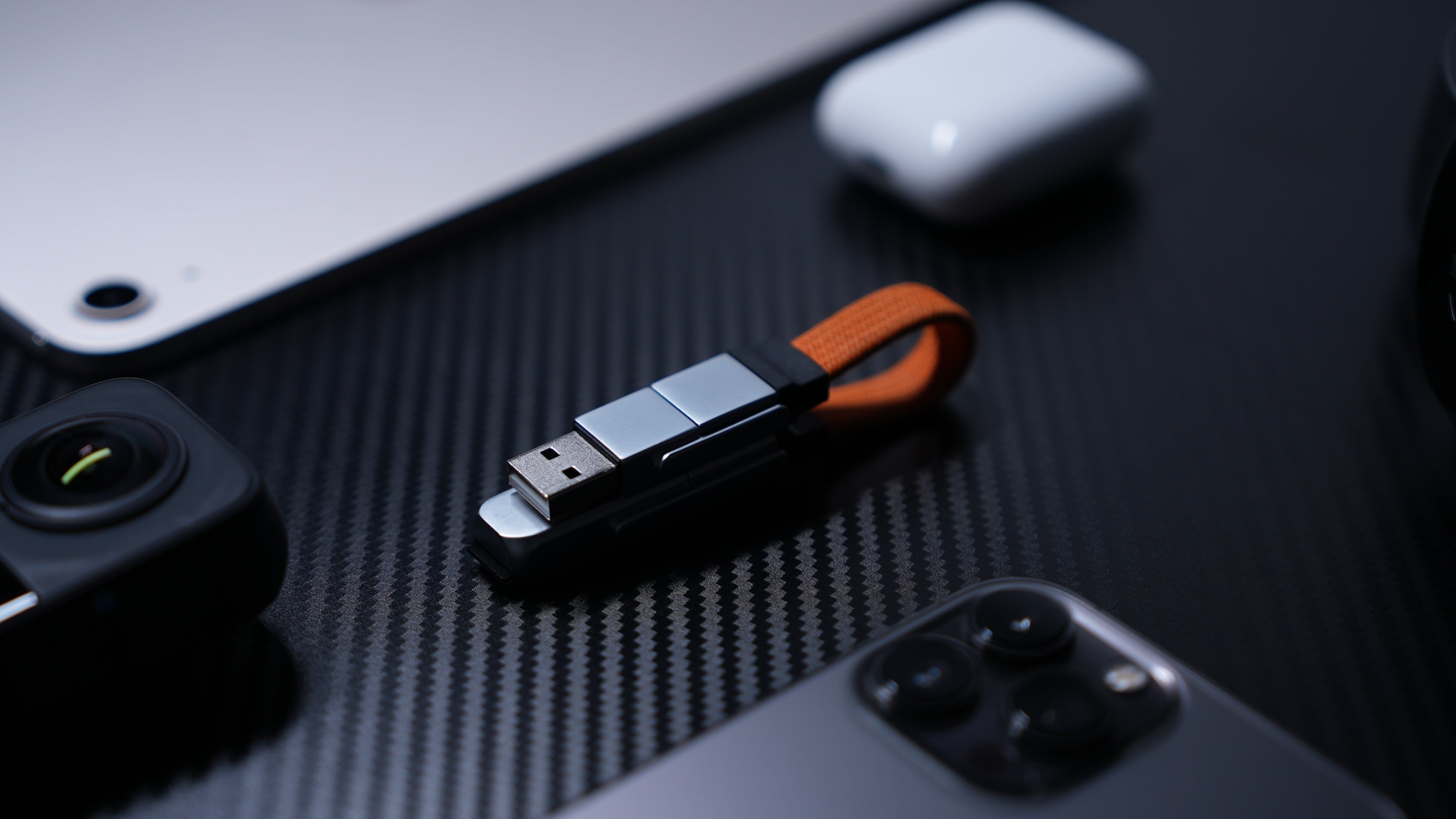 4-in-1 Multi-Functional Keychain Cable